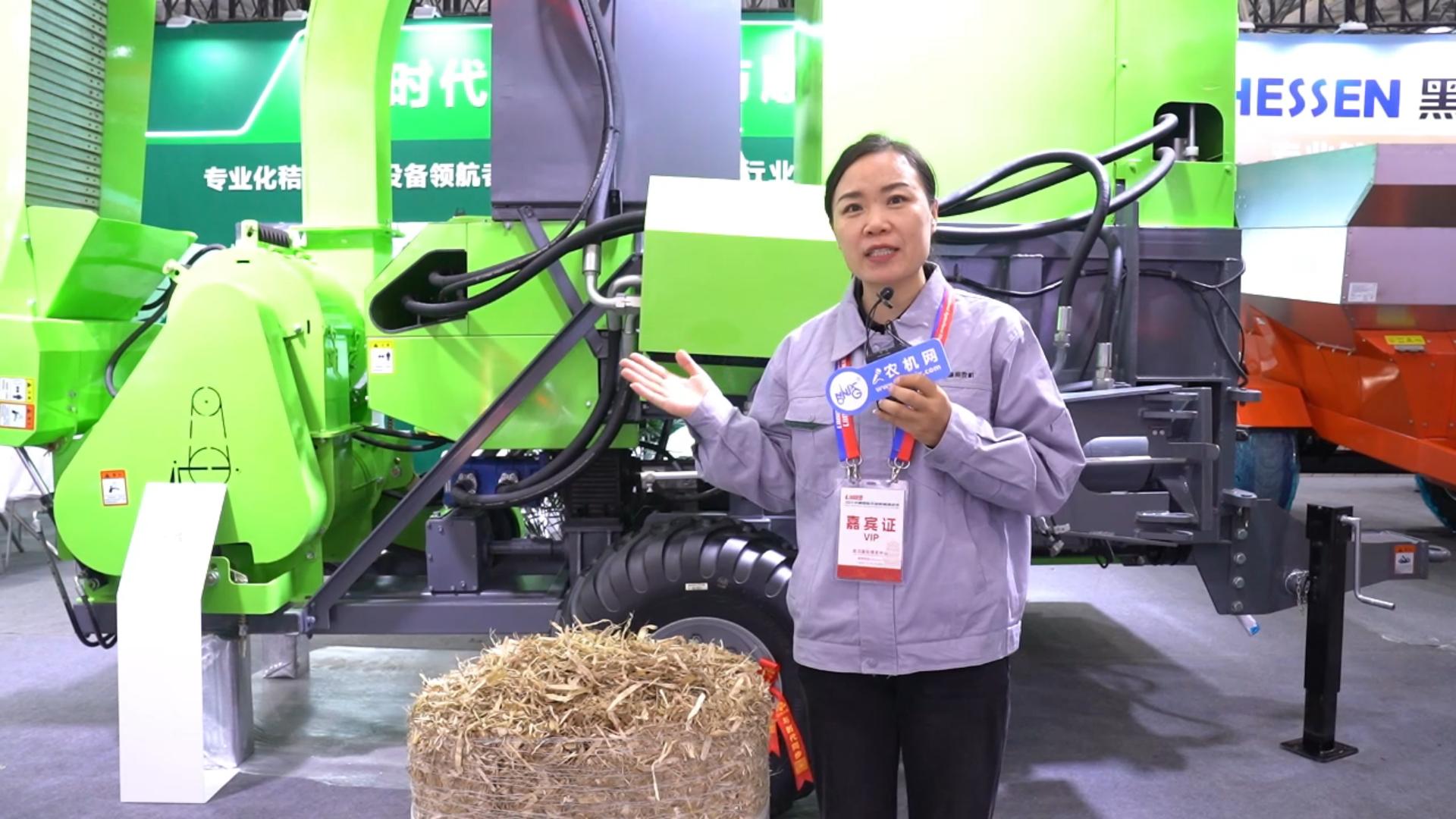 2025國際農(nóng)機展順邦展品推薦——9YFG-66RA型固定式秸稈飼料揉絲打捆機