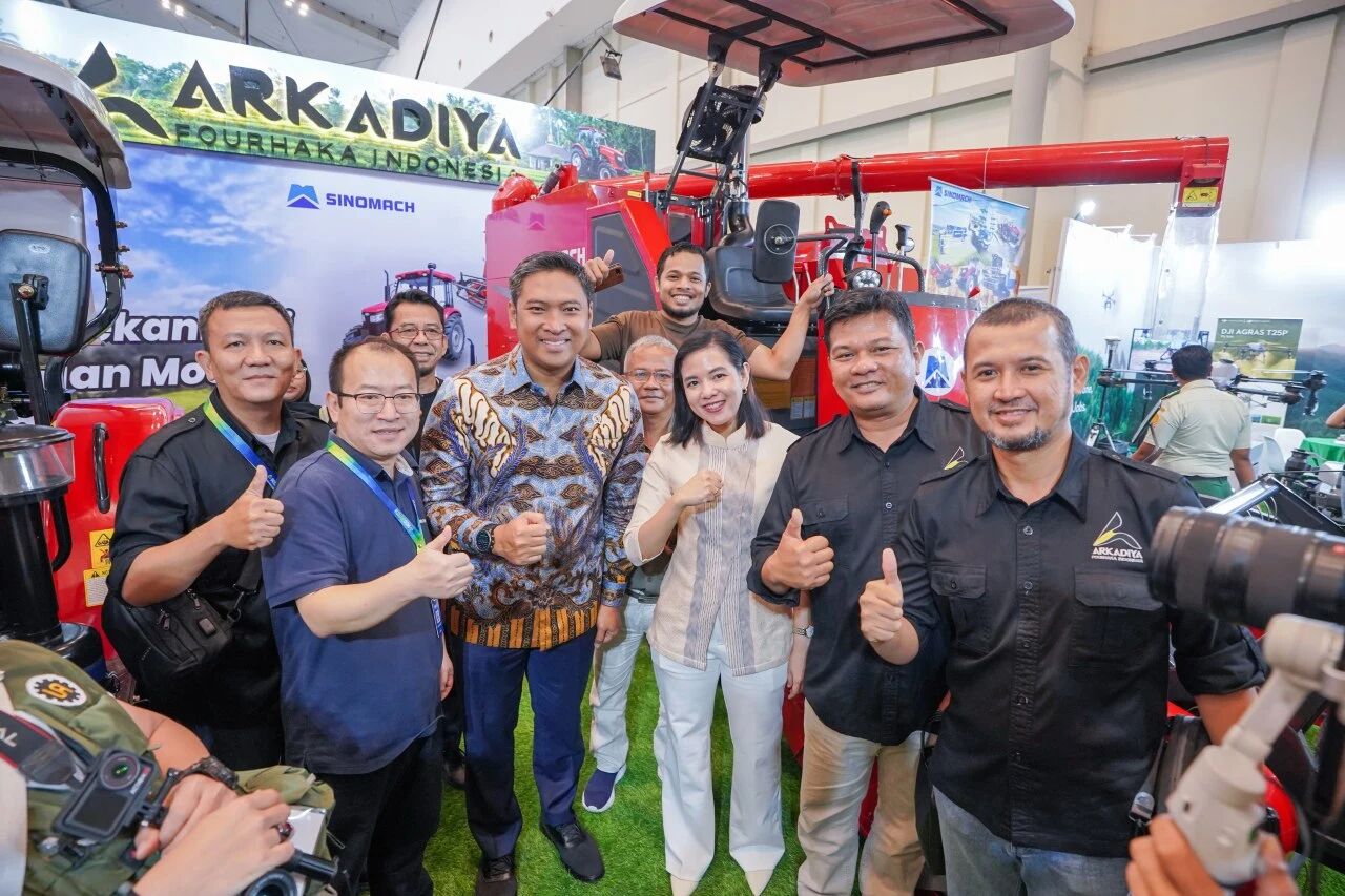 國機重工集團國際裝備有限公司參加印尼INDOGRITECH農機展